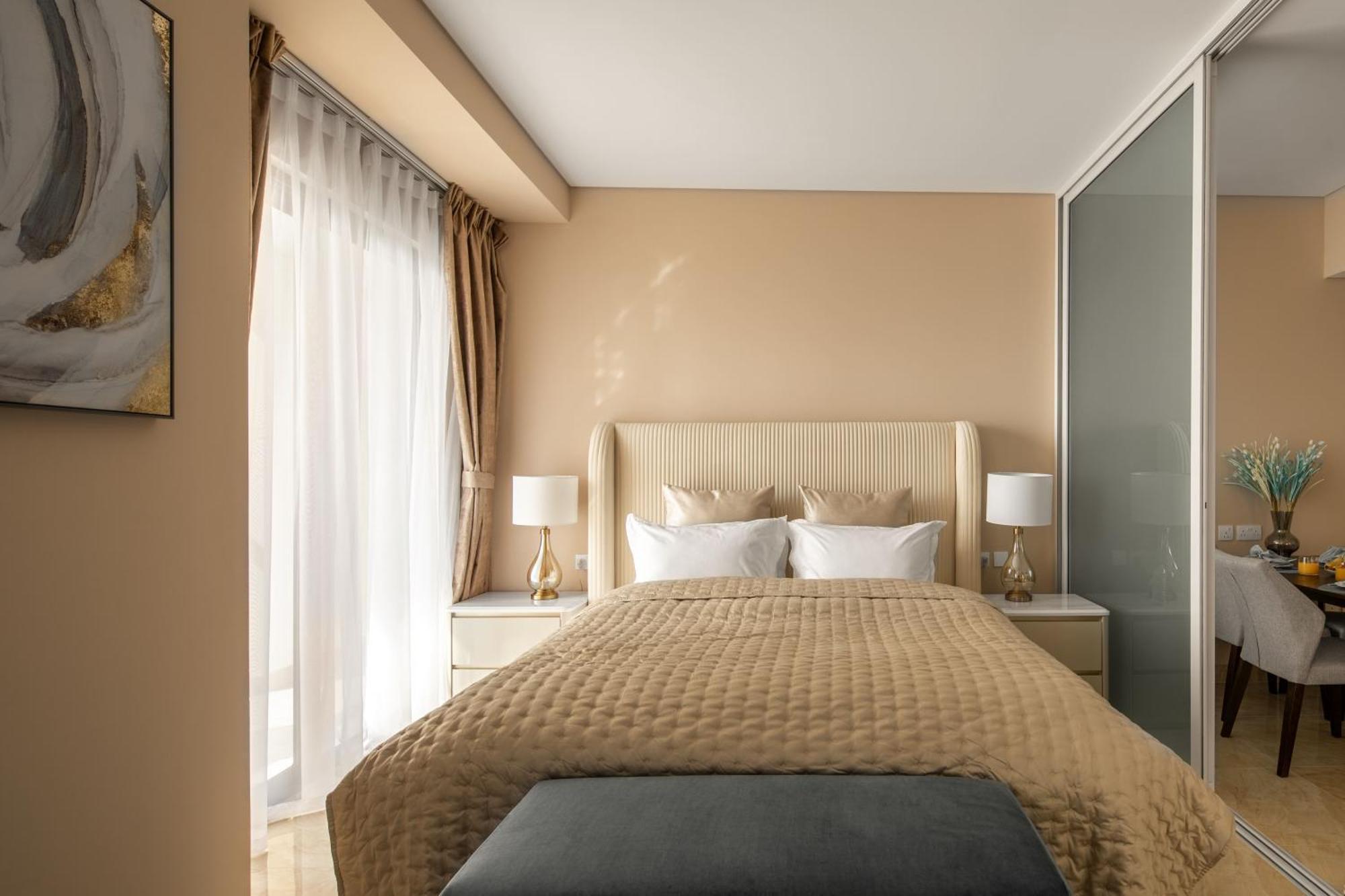 Apartmán Happy Academia Jbr Dubaj Exteriér fotografie